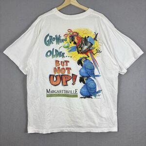 VTG Caribbean Soul Jimmy Buffett Margaritaville Graphic Shirt 1998 Parrots 2XL